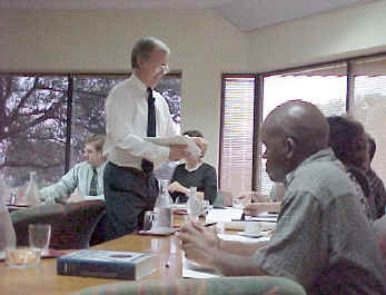 Dr Lionel Smalley in action!